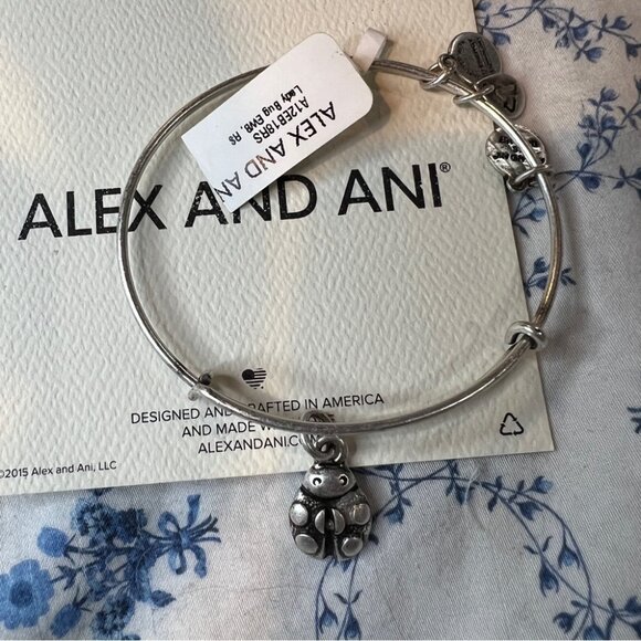 Alex and Ani | NWT Ladybug Bracelet - Picture 1 of 4